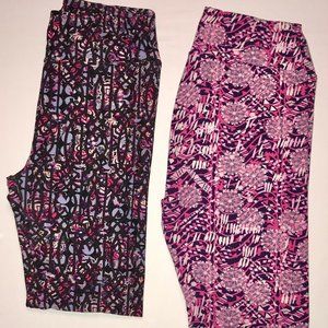 2 pairs of LuLaRoe OS Leggings